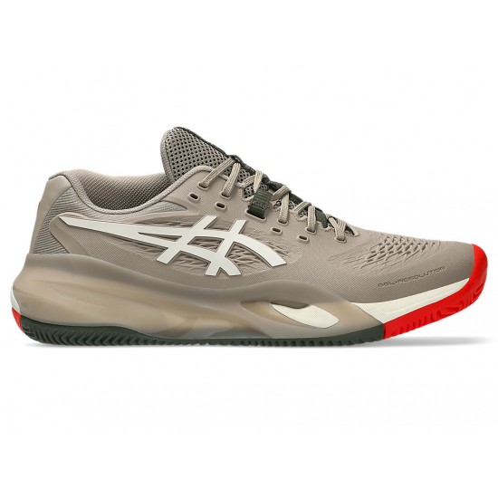 TÊNIS ASICS GEL RESOLUTION X CLAY - GREIGE/SOFT OAT TÊNIS ASICS GEL RESOLUTION X CLAY - GREIGE/SOFT OAT